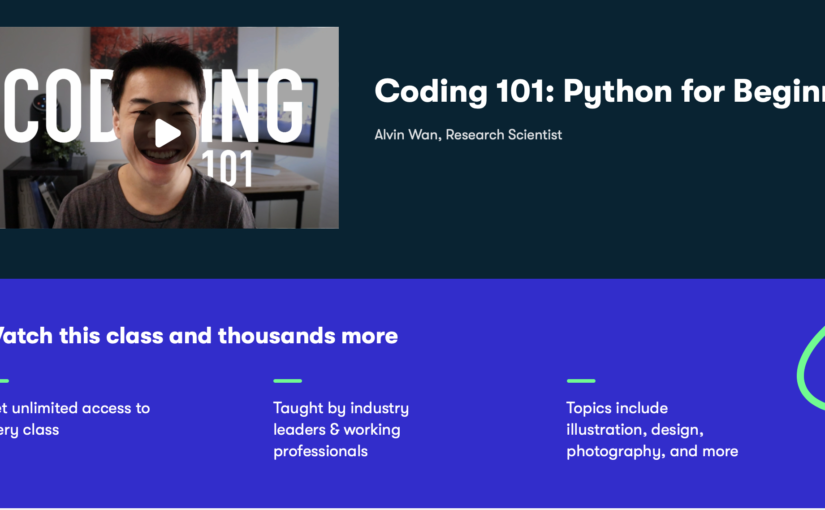 Unleash Your Coding Potential with “Coding 101: Python for Beginners” on Skillshare – A Comprehensive Introduction to Python Programming